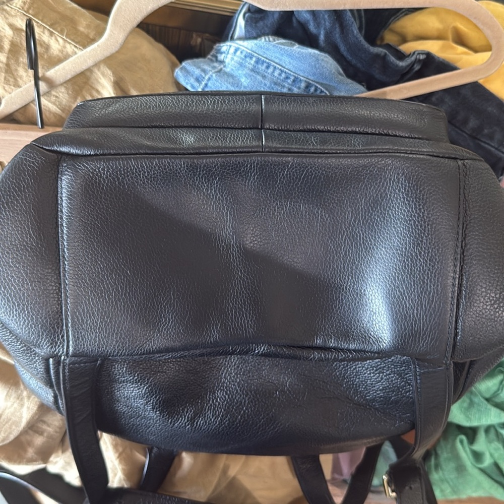 Kate Spade Black Leather Mini Nicole Larchmont Backpack - Picture 10 of 10